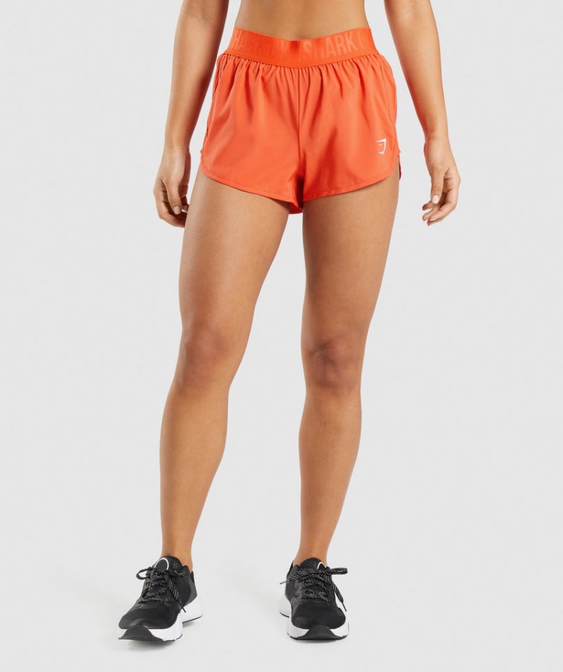 Women\'s Gymshark Training Loose Fit Shorts Orange | NZ 7RTVDG